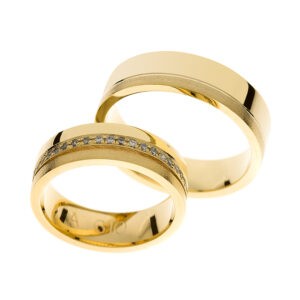 His and hers wedding bands