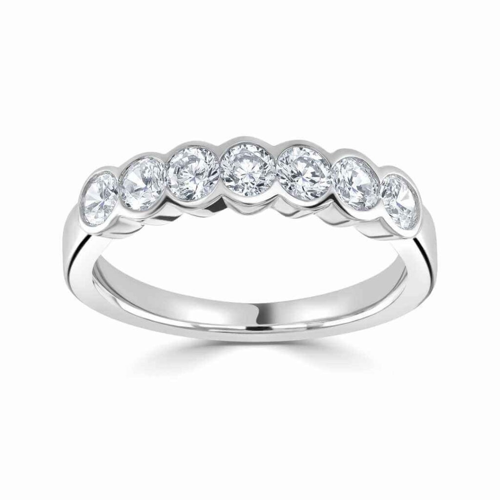 White Gold Ring with Round Diamonds: Timeless Elegance